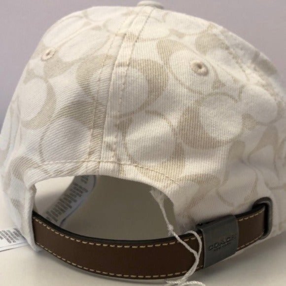 !! LAST ONE !! COACH White Signature Hat NEW - Picture 2 of 3